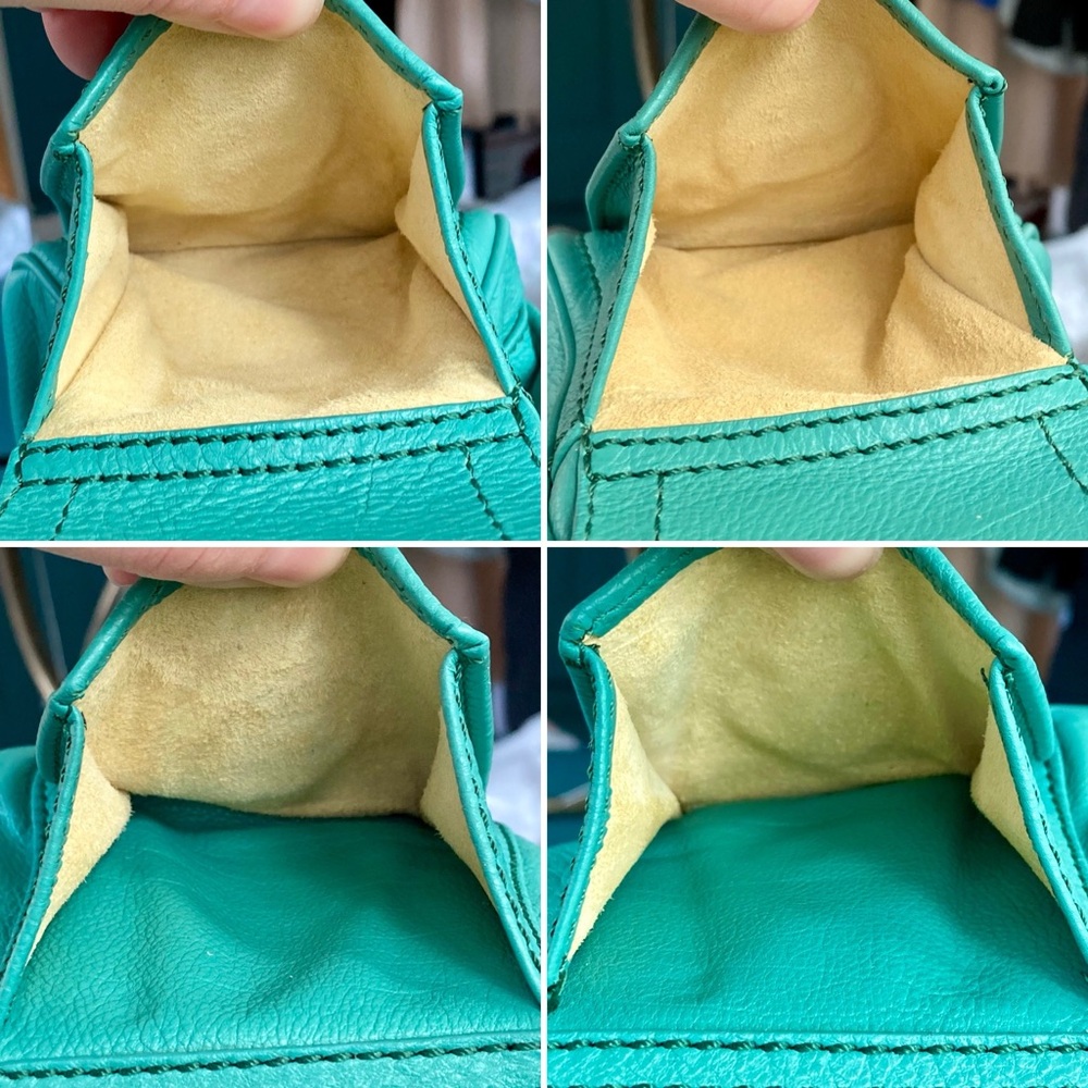 Marc Jacobs Vintage Y2K Blake Multi-Pocket Hobo Bag  Turquoise Gilmore Girls - Picture 14 of 17